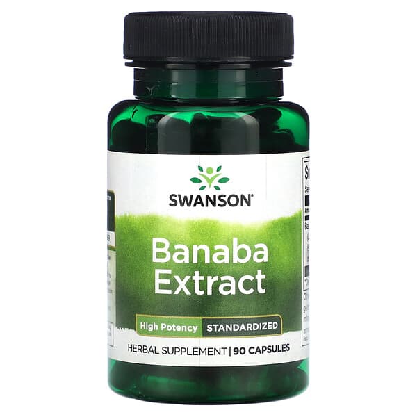 Swanson, 巴拿巴提取物,優效,標準化,60 毫克,90 粒膠囊