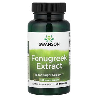 Swanson Vitamins, Çemen Otu Özütü, 500 mg, 90 Kapsül