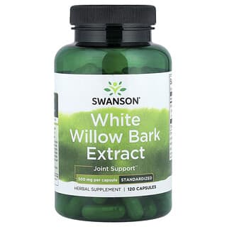 Swanson, White Willow Bark Extract, 500 mg, 120 Capsules