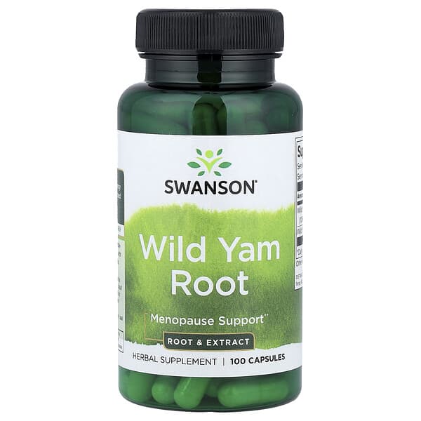 Swanson, Wild Yam Root, 100 Capsules