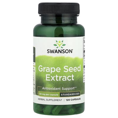 Swanson, Grape Seed Extract, 50 mcg, 120 Capsules