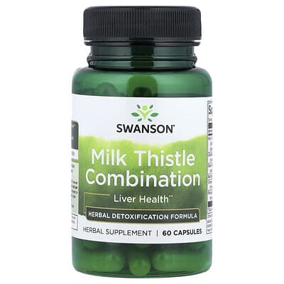 Swanson, Milk Thistle Combo, 60 Capsules