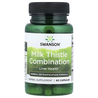 Swanson, Combinación de cardo mariano`` 60 cápsulas