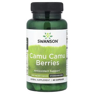 Swanson, Baies de camu-camu, 500 mg, 60 capsules