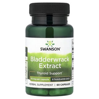 Swanson, Bladderwrack Extract, 75 mg, 60 Capsules
