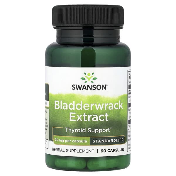 Swanson Bladderwrack Extract, 60 Capsules