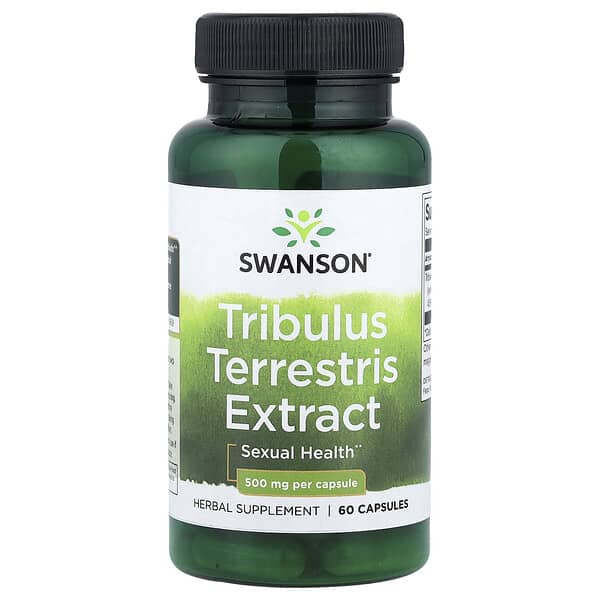 Tribulus Terrestris Extract, 500 mg, 60 Capsules