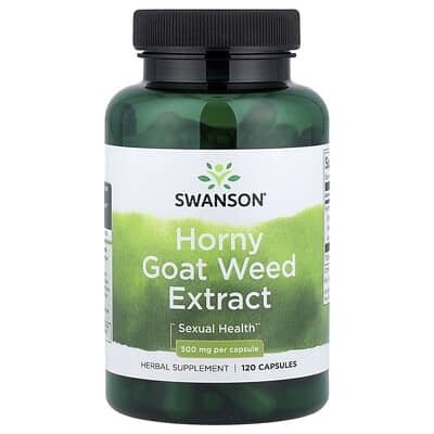 Swanson, Epimedium Seed Extract, 500 mcg, 120 Capsules