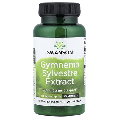 Swanson, Gymnema Gymnema Extract, Standardized, 300 mg, 90 Capsules