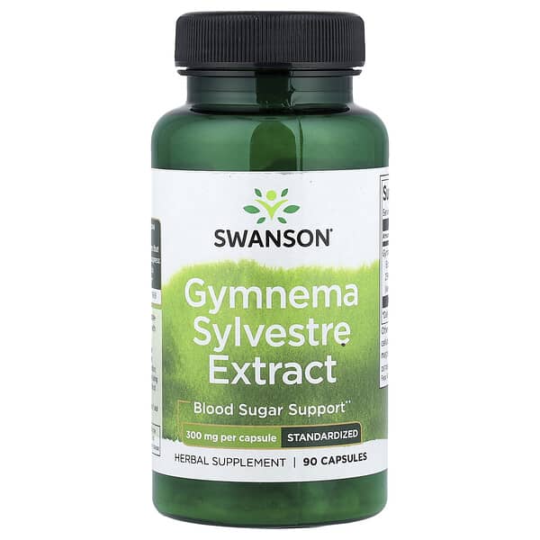 Gymnema Sylvestre Extract, Standardized, 300 mg, 90 Capsules