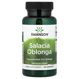 Swanson Vitamins, Салация облонга, 500 мг, 60 капсул