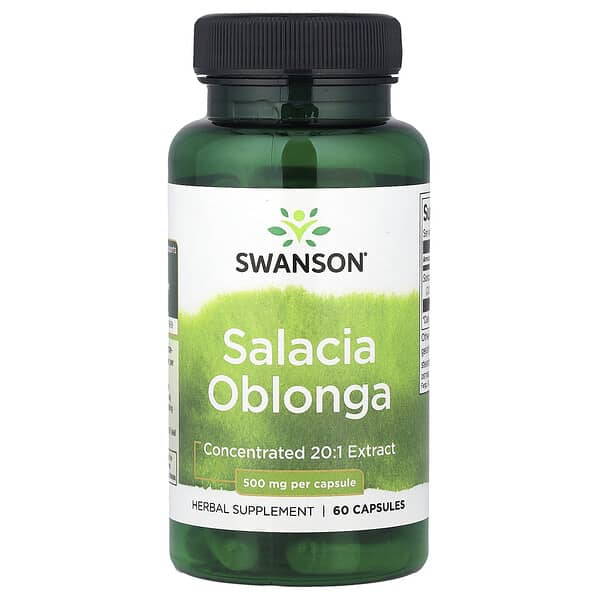 Swanson Salacia Oblonga, 500 mg, 60 Capsules