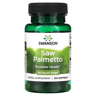 Swanson, Saw Palmetto, 160 mg, 120 Softgels