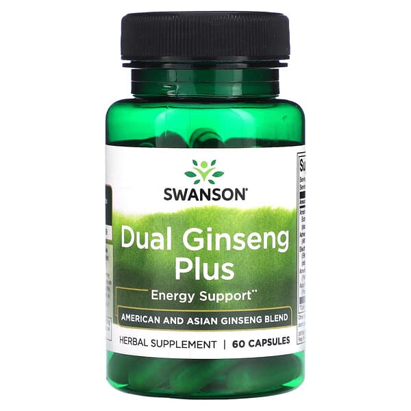 Dual Ginseng Plus, 60 Capsules