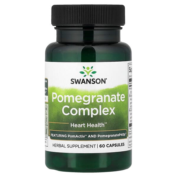 Swanson Vitamins, Gránátalma komplex, 60 kapszula