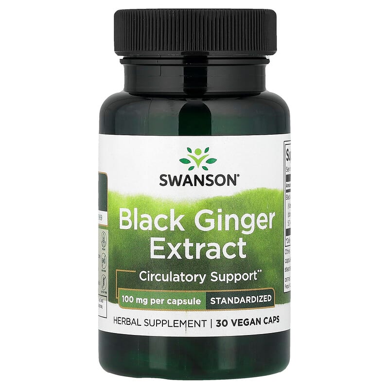 スウェストSwaist Black ginger ダイエットサプリ 3袋セット ブラックジンジャーエキス、標準化、100mg、ヴィーガンカプセル30粒
