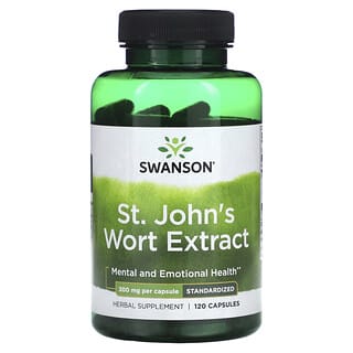 Swanson, St. Johns's Wort Extract, Standardized, 300 mg , 120 Capsules
