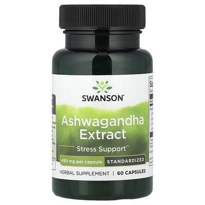 Norland Swanson, Ashwagandha Extract, Standardized, 450 mg, 60 Capsules supplement Uganda UGX 24550