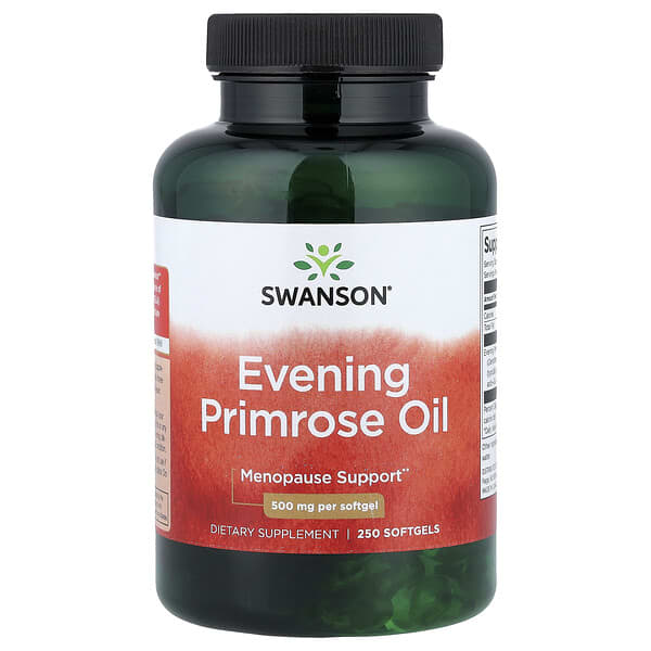 Evening Primrose Oil, 250 Softgels (500 mg per Softgel)