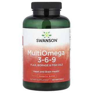 Swanson, MultiOmega 3-6-9, 120 Softgels