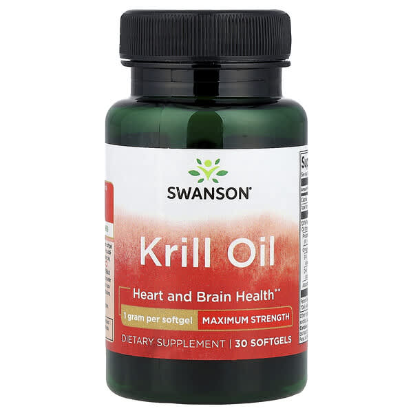 Krill Oil, Maximum Strength, 30 Softgels