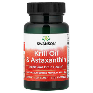 Swanson Vitamins, масло криля и астаксантин, 30 капсул