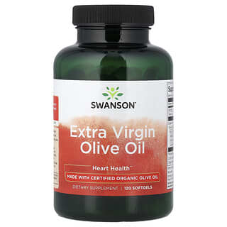 Swanson, Extra vierge olijfolie, 120 softgels (1000 mg per softgel)