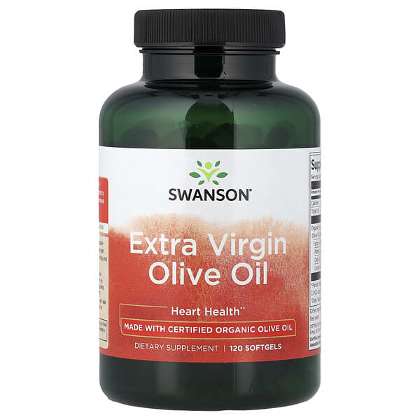 Swanson Vitamins, Extra Virgin Olive Oil, 120 Softgels (1,000 mg per Softgel)