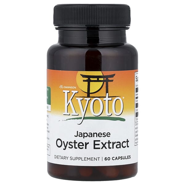 Kyoto®, Japanese Oyster Extract, 60 Capsules (500 mg per Capsule)
