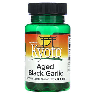 Swanson, Kyoto, Aged Black Garlic, 30 Capsules