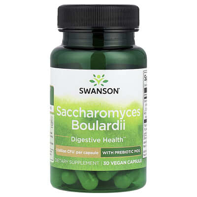 Norland Swanson, Saccharomyces Boulardii with Prebiotic MOS, 30 Vegan Capsules supplement Uganda UGX 28306