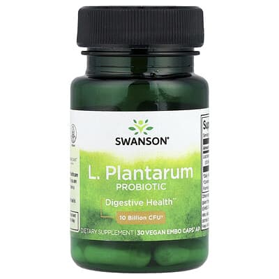 Norland Swanson, L. Plantarum Probiotic, 10 Billion CFU, 30 Vegan EMBO Caps AP supplement Uganda UGX 43170