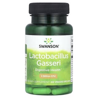 Swanson, Lactobacillus Gasseri, 3 miliardi di CFU, 60 capsule DR vegetali