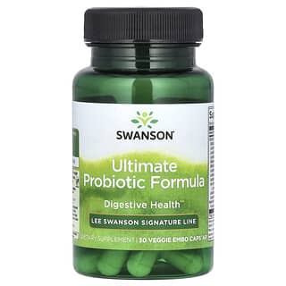Swanson, Fórmula probiótica superior, 30 cápsulas vegetales de Embo AP