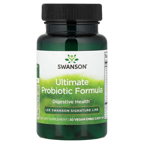 Swanson Vitamins, Ultimate Probiotic Formula, 30 Vegan EMBO Caps® Ap — product photo 1