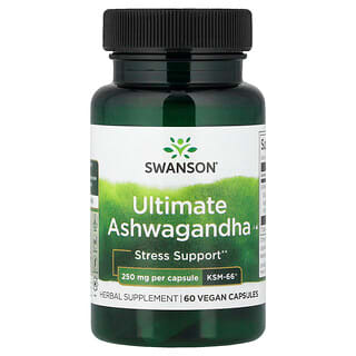 Swanson Vitamins, Ultieme Ashwagandha, 250 mg , 60 Veggie Capsules