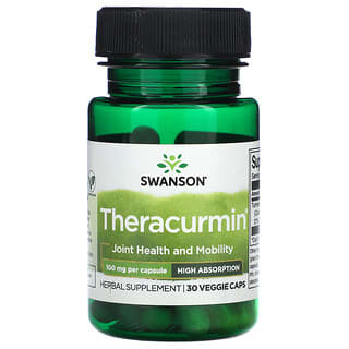 Swanson, Theracurmin, 100 mg, 30 Cápsulas Vegetais
