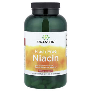 Swanson, Flush Free Niacin, 500 mg, 240 Capsules