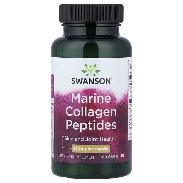 Marine Collagen Peptides, 400 mg, 60 Capsules