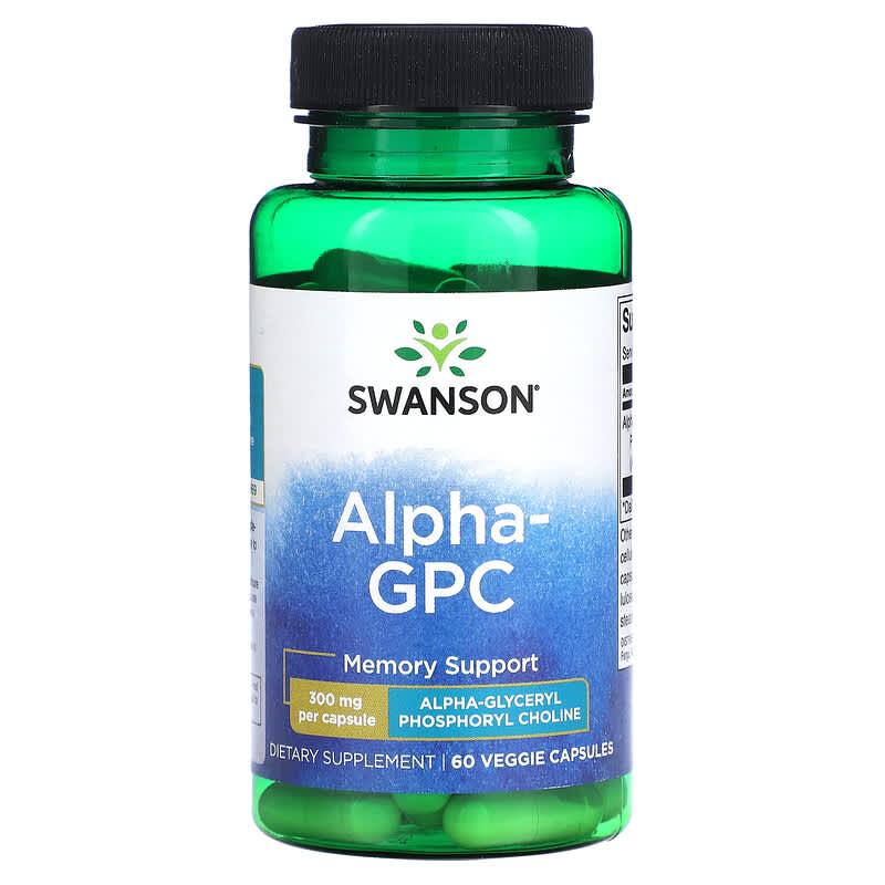 Alpha GPC, 300 mg, 60 Veg Capsules