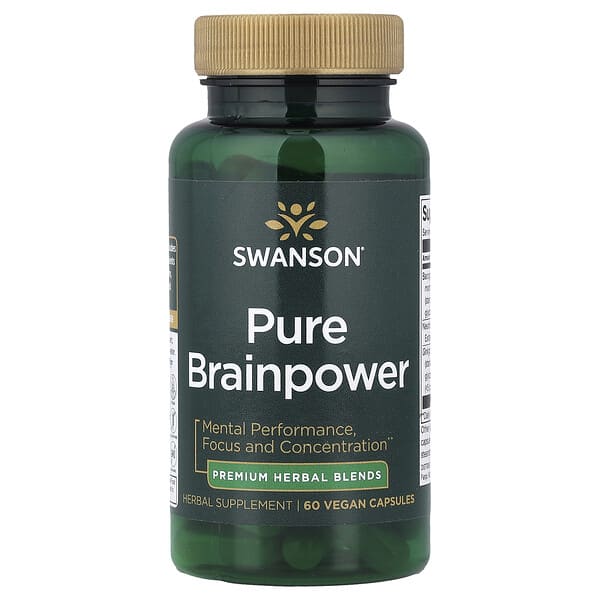 Pure Brainpower, 60 Vegan Capsules