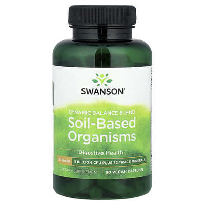 Swanson, Soil-Based Organisms, 90 Vegan Capsules
