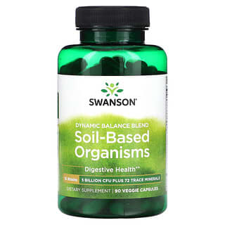 Swanson, Soil-Based Organisms, Dynamic Balance Blend, 5 Billion CFU, 90 Veggie Capsules