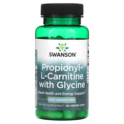 Swanson, Prop-L-Carbon with Glycine, 60 Vegetarian Capsules