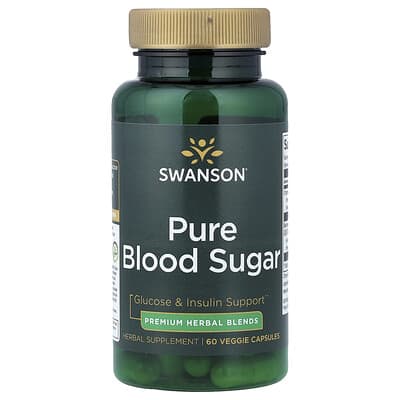 Swanson, Complete Blood Sugar, 60 Vegetarian Capsules