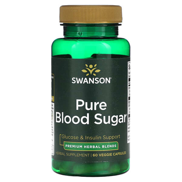 Swanson, 全血糖，60 粒素食膠囊