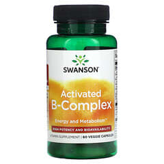 Swanson, Activated B-Complex, High Potency And Bioavailability, 60 ...