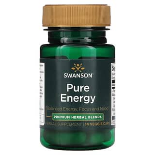 Swanson, Pure Energy, 14 pflanzliche Kapseln