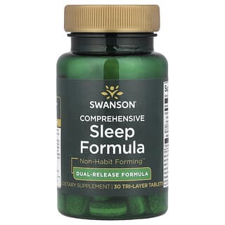 Swanson, Comprehensive Sleep Formula, 30 Tri-Layer Tablets