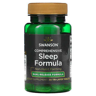Swanson, Fórmula integral para dormir, 30 comprimidos de tres capas